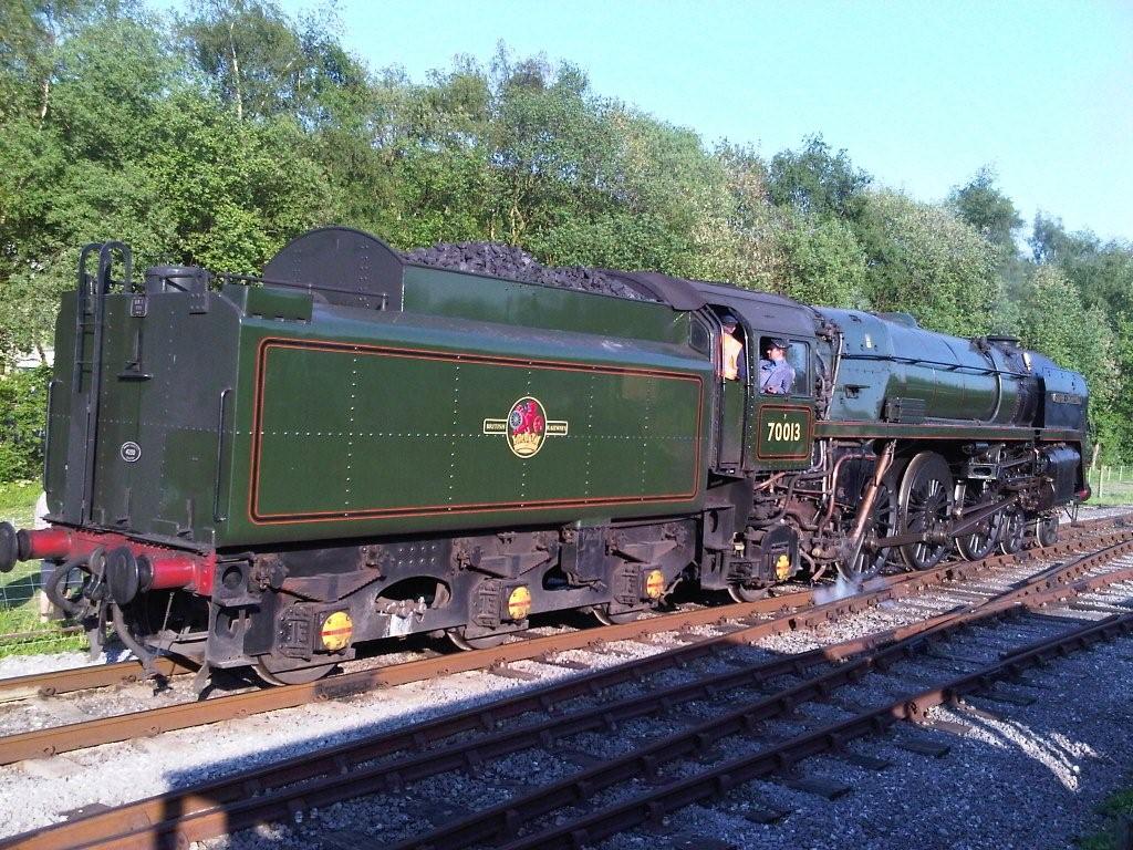 70013 Oliver Cromwell visits Peak Rail May 2012