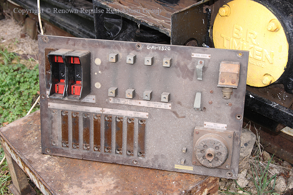 Fuse and switch cubicle board at Rowsley 14th November 2010