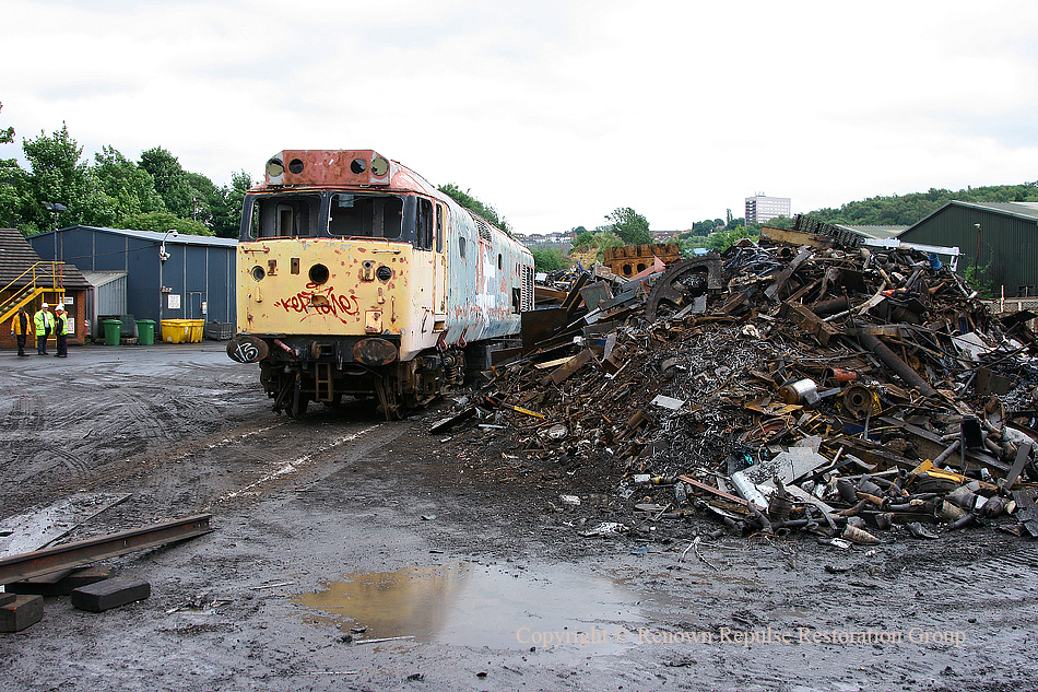 A general view of 50040 in the yard