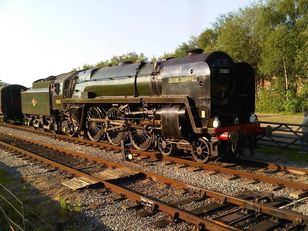 70013 Oliver Cromwell visits Peak Rail May 2012