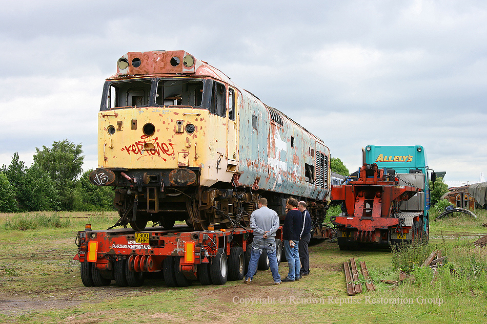 50040 almost ready to leave Coventry Railway Centre