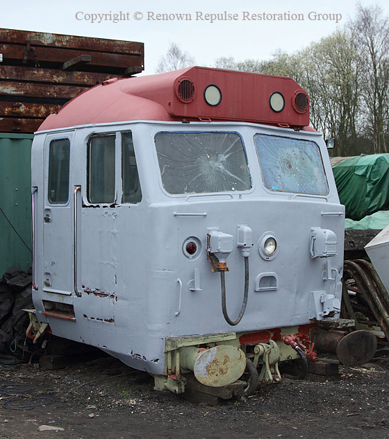 50037 cab at Rowsley 26th March 2011