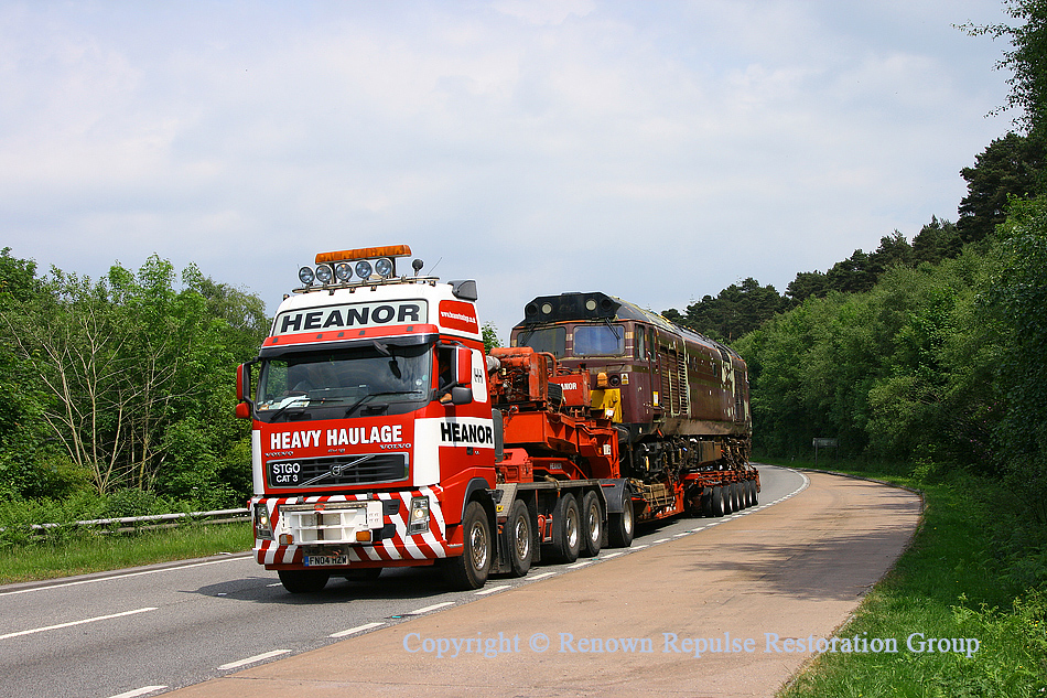 50017 on the A38