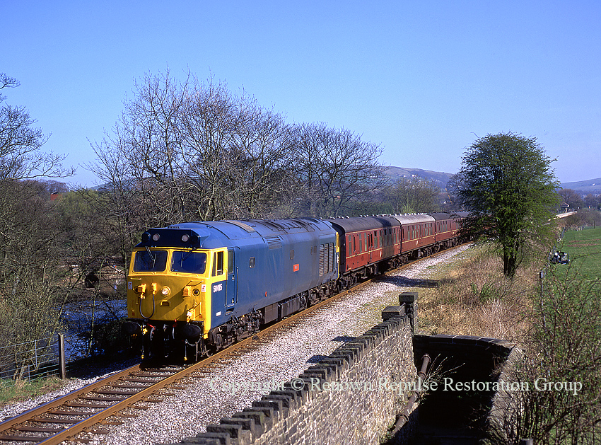 50015 at Edenfield on the ELR