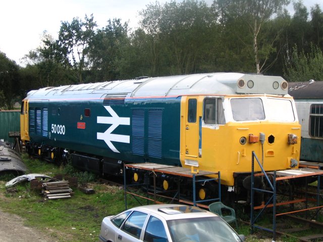 50030 bodywork restoration nears completion