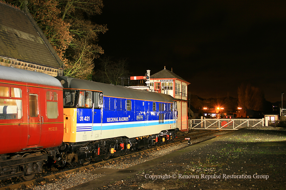 31270 waits at Darley Dale